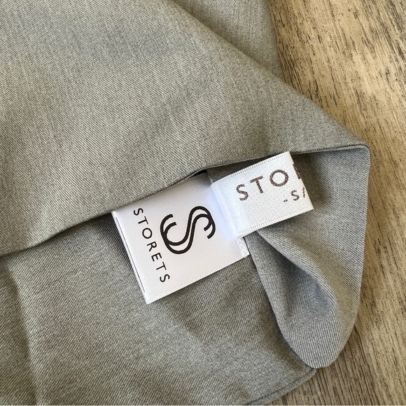 STORETS Blair Linen Wrap Bustier in Grey - Picture 9 of 9